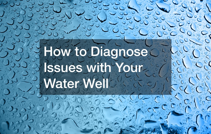 How to Diagnose Issues with Your Water Well