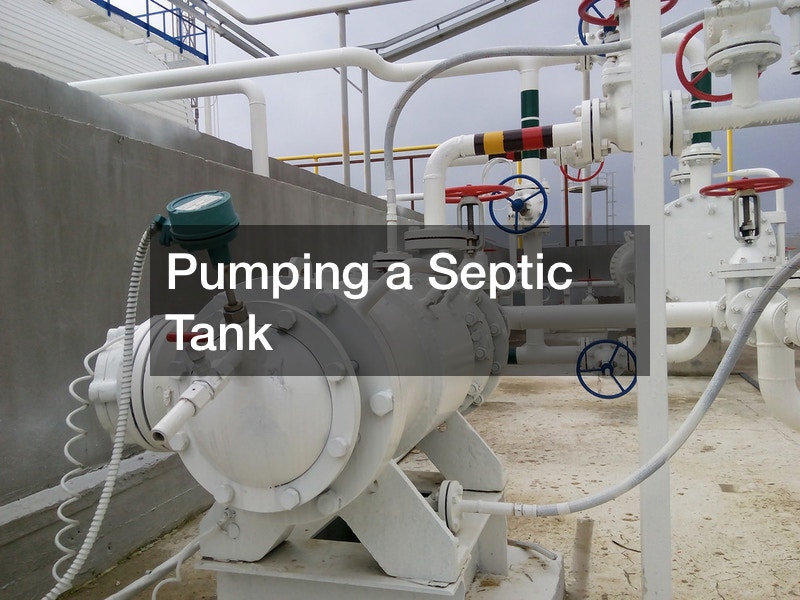 Pumping a Septic Tank