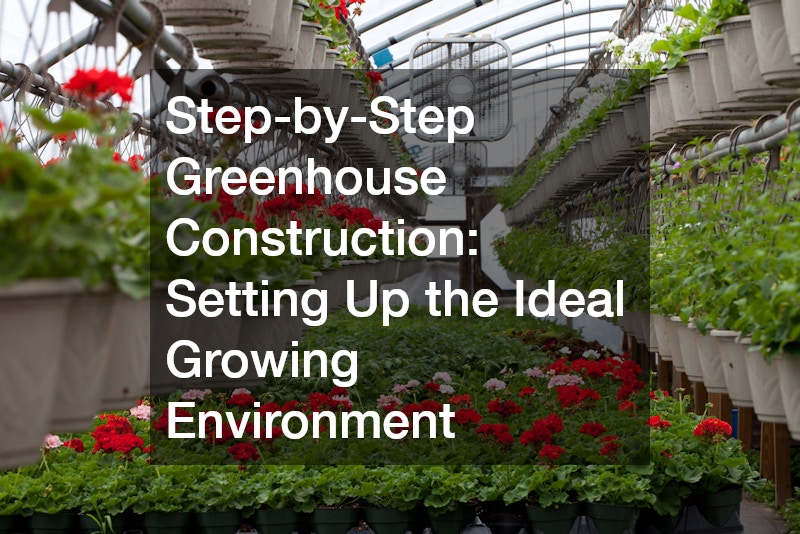 Step-by-Step Greenhouse Construction  Setting Up the Ideal Growing Environment